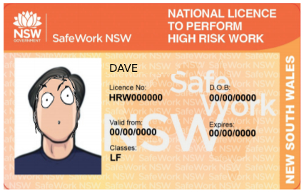 SafeWork Licence Renewal